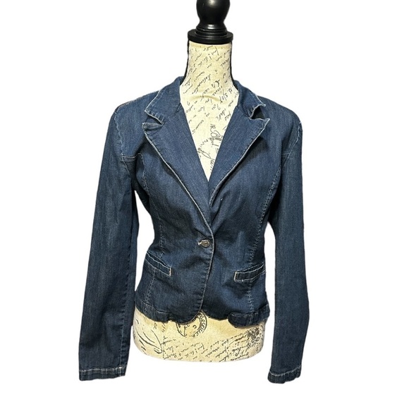 Vitamina Jeans Denim Jacket Size Small - Picture 1 of 4